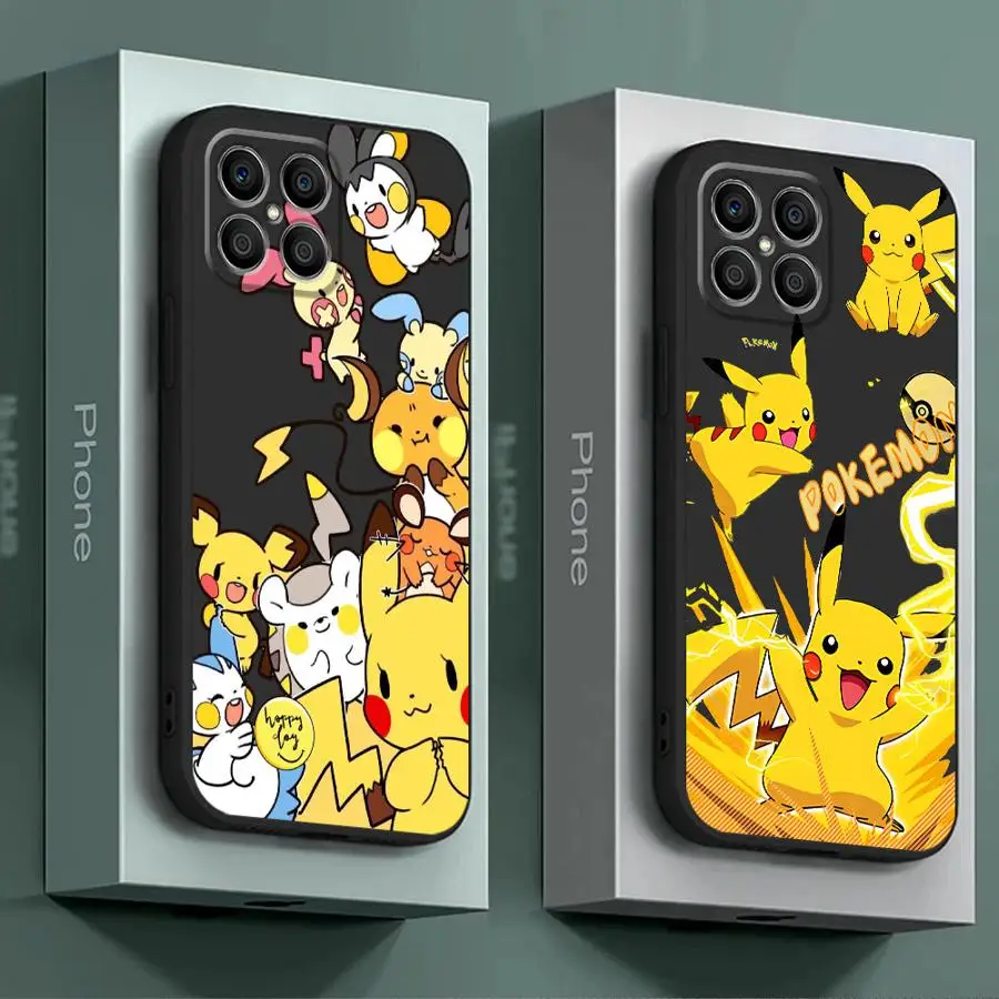 Cute Pokemon Phone Case for Honor 90 Pro X6 4G X6a 4G X7 4G X7b 4G X8 4G 5G X8a 4G X8b 4G X9a 5G X9b 5G Magic5Lite Magic5 Pro