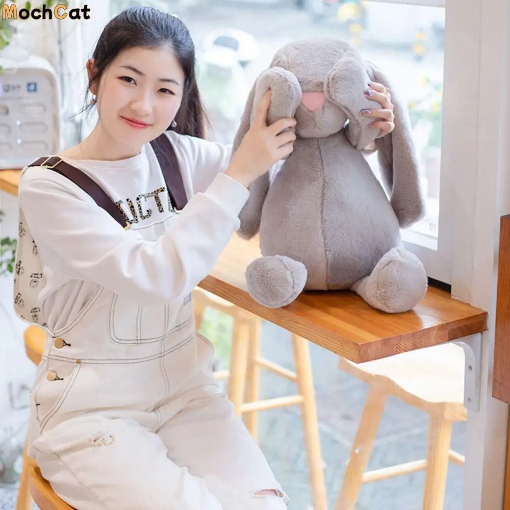 

With Long Ears Easter Rabbit Plush Doll Soft PP Cotton Easter Bonnie Rabbit Doll Comfortable Cartoon Plush Bunny Toys