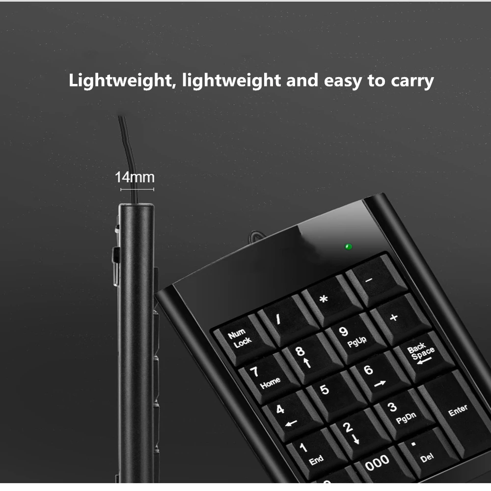 

USB Numeric Wireless Keypad Suitable For Financial Bank Stocks Stocks Securities Keyboard Notebook Dedicated Numeric Keyboard