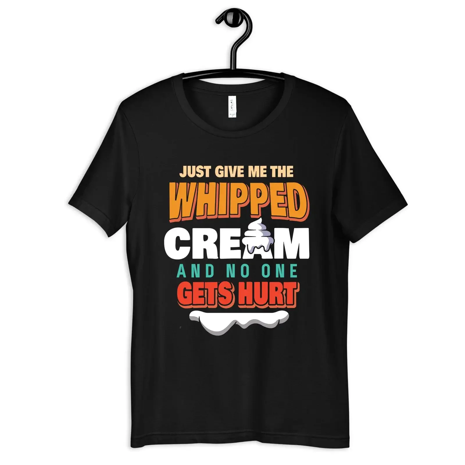 Whipped Cream T Shirt Funny Kids SweaT Long Sleeve Toddler vintage Washed Comfortable homme Unisex Stylish Versatile graphic