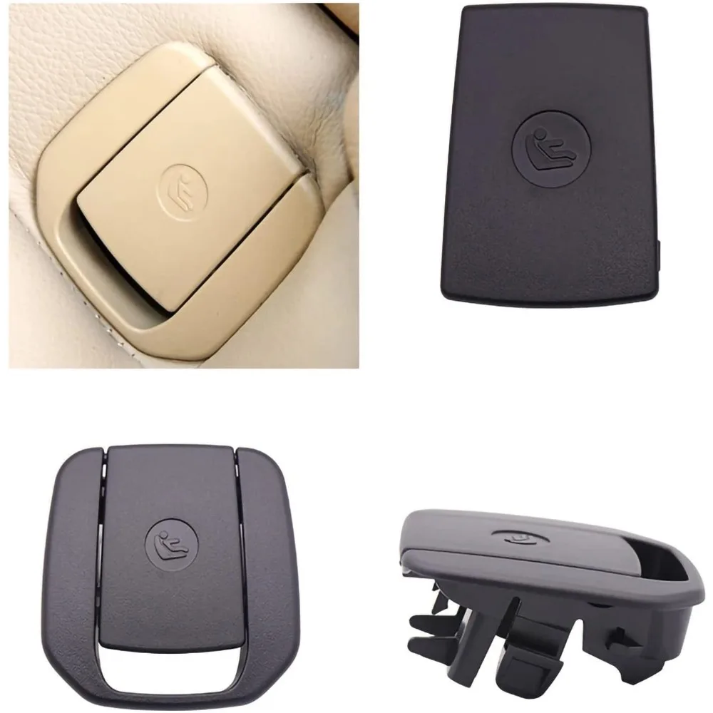 Car Rear Child Seat Belt Anchor Flap ISO Fix Cover For BMW F30 F31 F20 E90 E84 E87 Child Seat Anchor ISOFix Cover Accessories