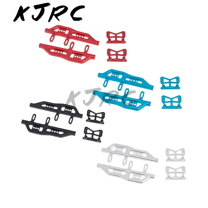 

RC Car 1/24 Scale Model Car Parts Metal Side Pedals Frame Pedal 1 Set for Axial SCX24 90081