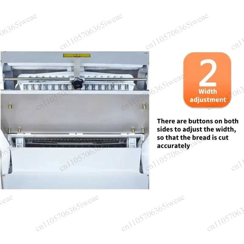 Stainless steel slicer is a commercial automatic bread cutting machine used in bakeries and supermarkets