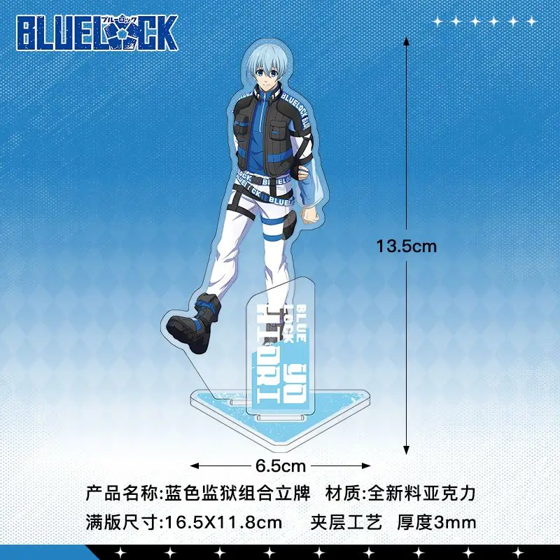 BLUE LOCK Acrylic Stand Figure Nagi Seishiro Mikage Reo Anime Peripheral Fashion Creativity Football Series Desktop Ornament view 2