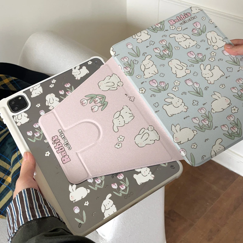 capa-de-tablet-com-estampa-de-coelho-e-flores-para-ipad-pro-11-129-13-a16-m2-m4-m3-m5-capa-para-ipad-mini-air-3-4-5-de-83-97-102-5ª-6ª-7ª-8ª-9ª-10ª-11ª-geracao