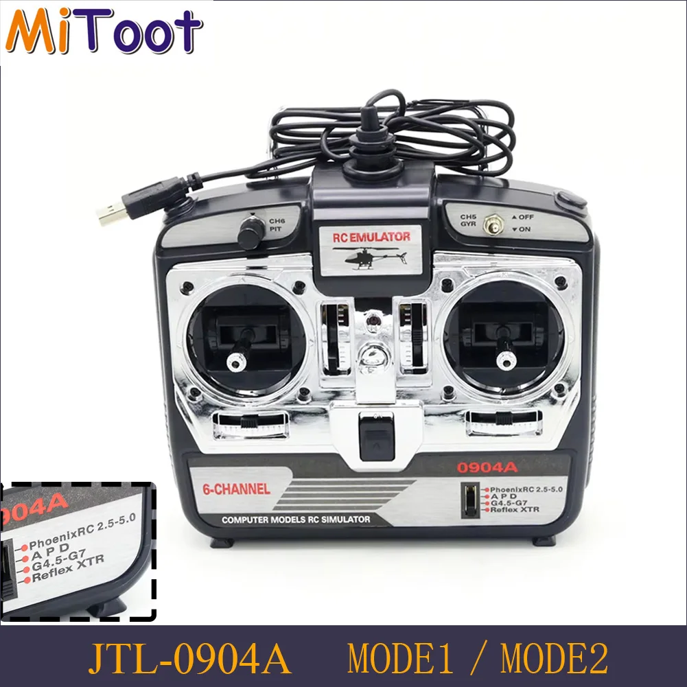 JTL-0904A 6CH RC Flight Simulator Support Realflight G7 Phoenix 5.0 XTR Remote Control Helicopter Fixed-Wing Drone