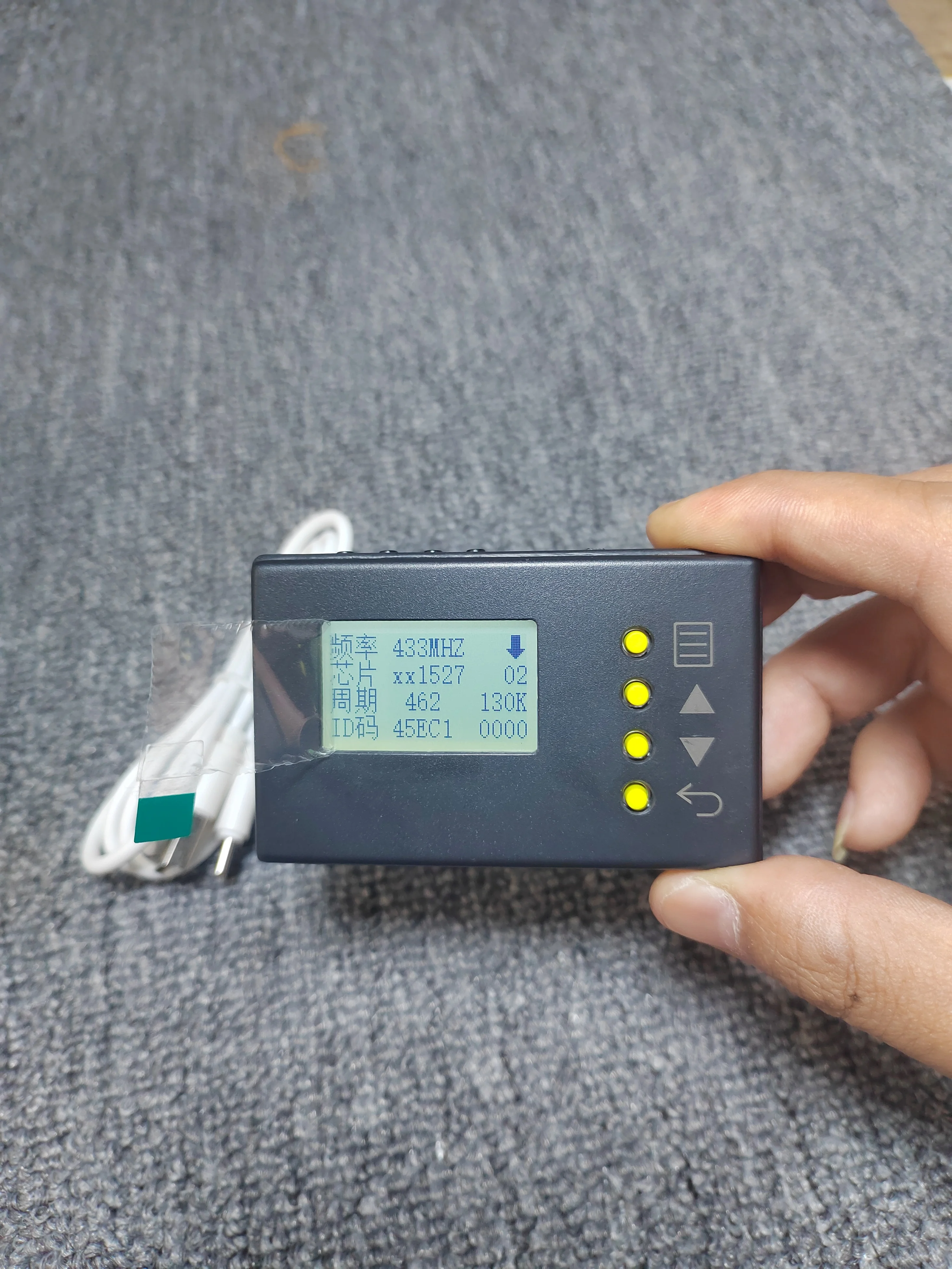 Remote Control Analyzer, Remote Decoder, Wireless Control System, Scan and Decode Single frequency 433, 315, 418MHz, 430MHz