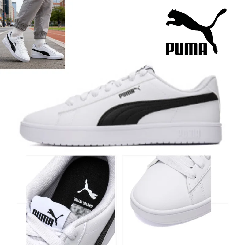 Puma Mid Low Top Classic Fashion Comfortable Lightweight Breathable Non Slip Casual Skateboard Shoes 394251-16