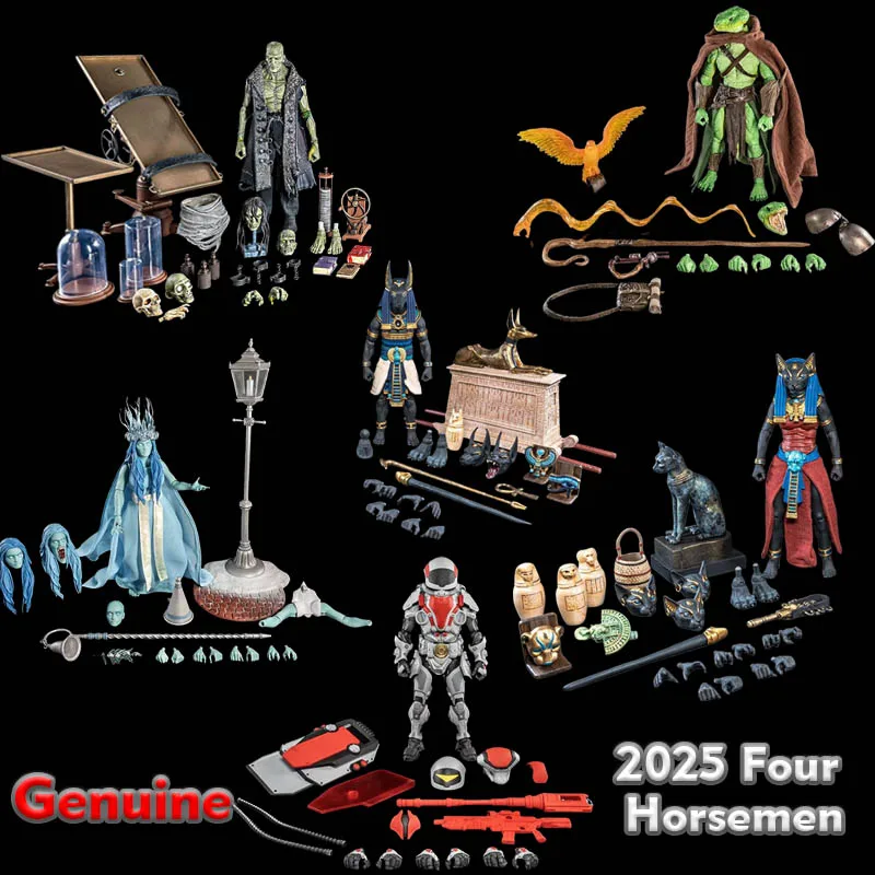 

In Stock 2025 New Arrival Genuine Four Horsemen Thanks Po Anubis Basterd Basilica Frankstan Fan Hobby Toy Collectible Toy Gift