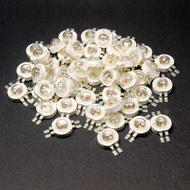 1-100pcs 3W 4W 5W 6W 15W 18W High Power LED RGB RGBW RGBWY RGBWYV 4pin 6pin 8pin 10pin 12pin Colorful Chip Stage lights Source