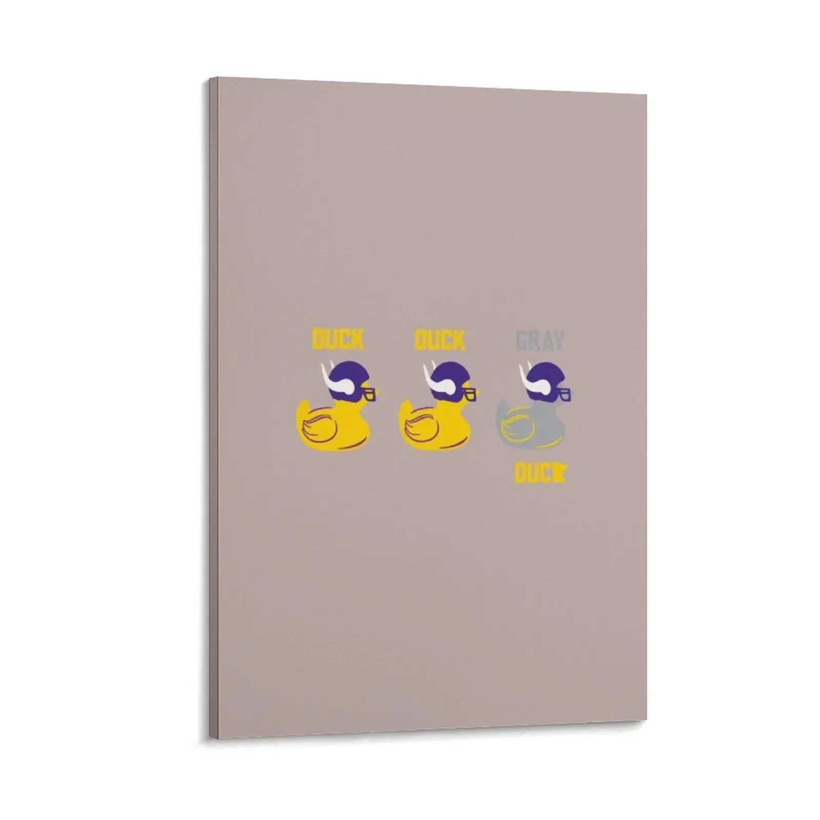 

Duck Duck Gray Duck - Vikings celebration Canvas Painting korean room decor room decorations interior paintings