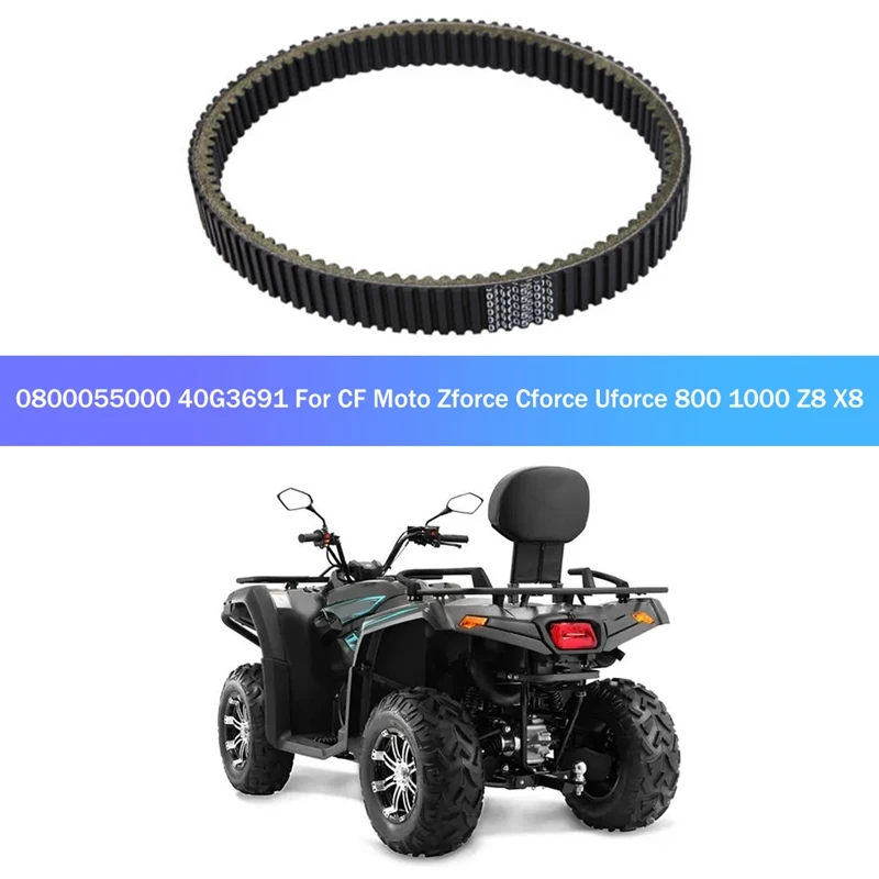 ATV UTV Double Notch Drive Belt 0800055000 40G3691 Part For CF Moto Zforce Cforce Uforce 800 1000 Z8 X8 969X36x16mm