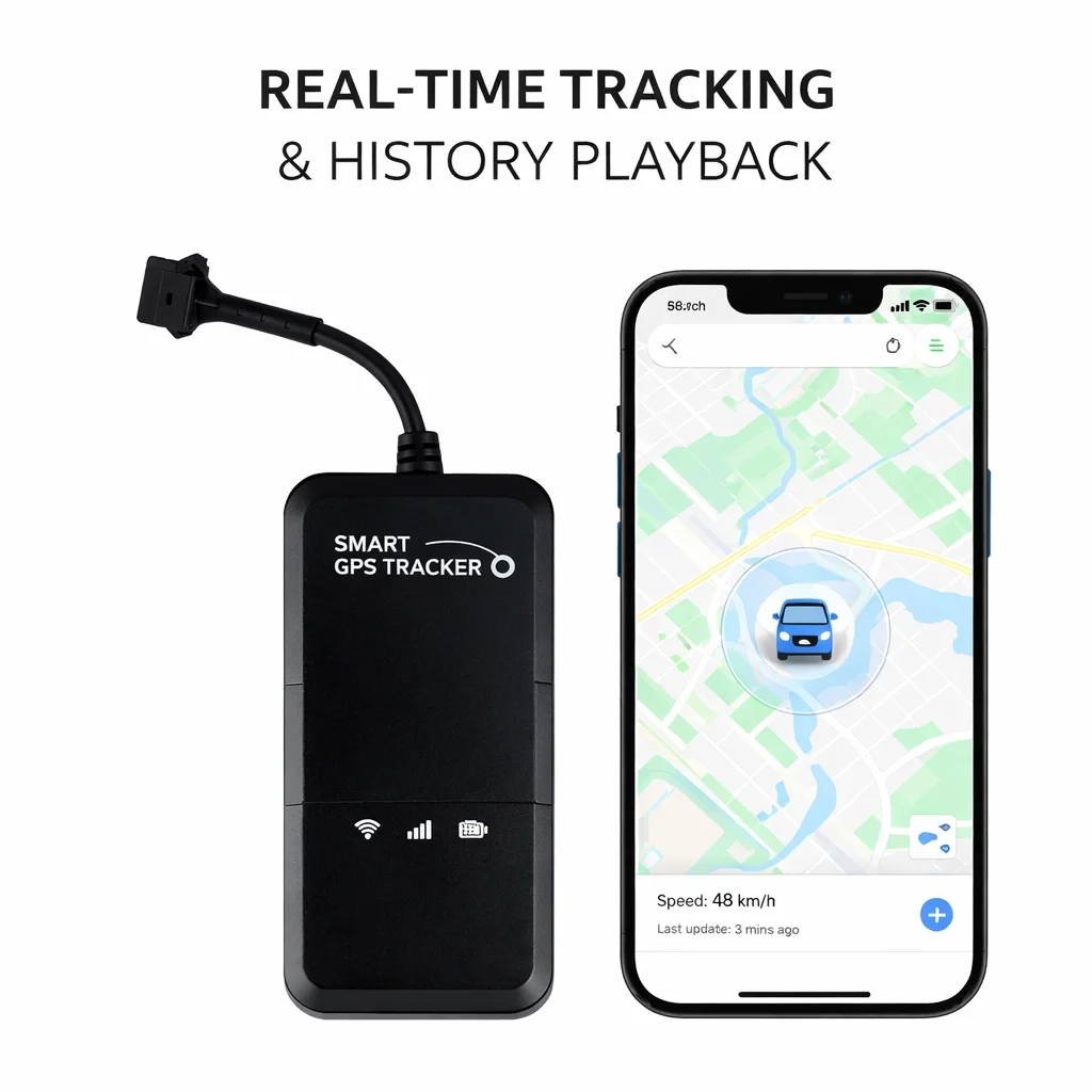9-100V Wide Voltage IP65 Waterproof 4G Full Netcom GPS Tracker Remote Engine Stop Fleet Dashboard Locator