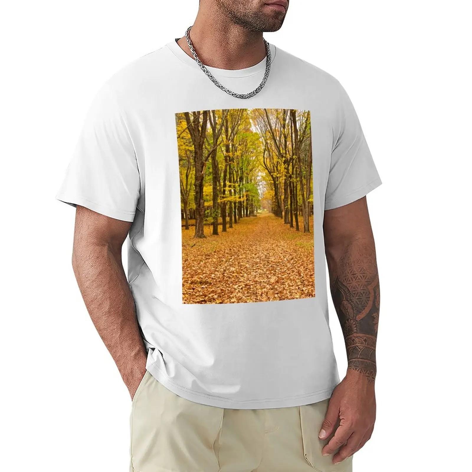 Autumn Canopy T-Shirt summer top Blouse heavyweights mens t shirt