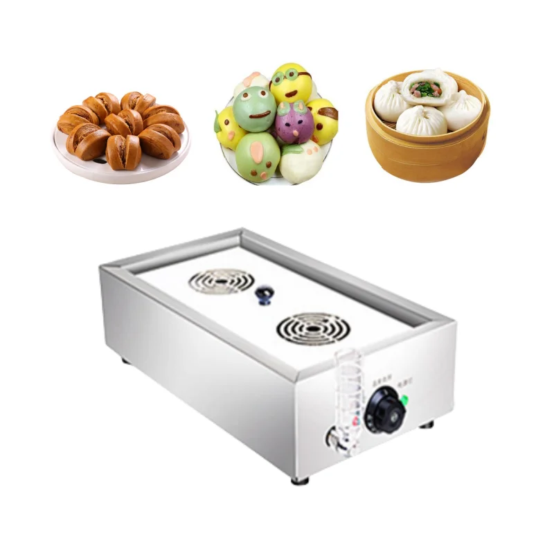 Steamed Buns Machine 2/4/6 Holes Electric Bun Steamer Steaming Dumpling Furnace Desktop Automatic Pot for Steaming Food 220V