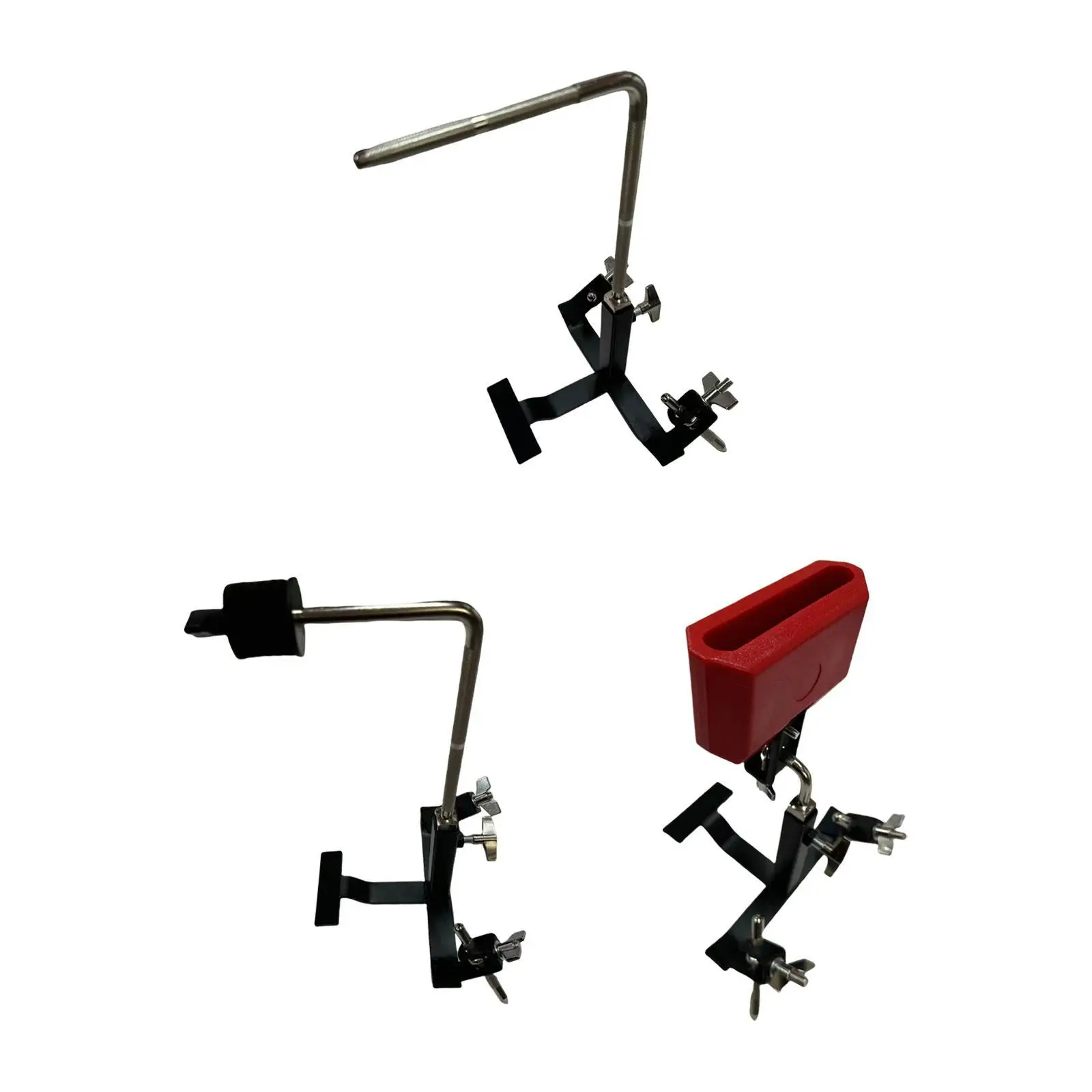 Percussiepedaalbevestiging, koebelklem, metalen percussiehouder, drumpedaalbevestiging voor accessoire voor basdrumpedalen