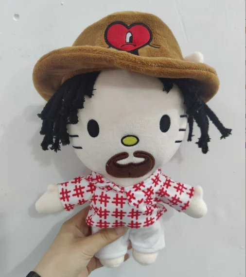 Miniso Hello Kitty Plush Travis Scott Bad Bunny plush Anime Plush Toy Plush Toy Stuffed Animals Soft Plush Children Gifts