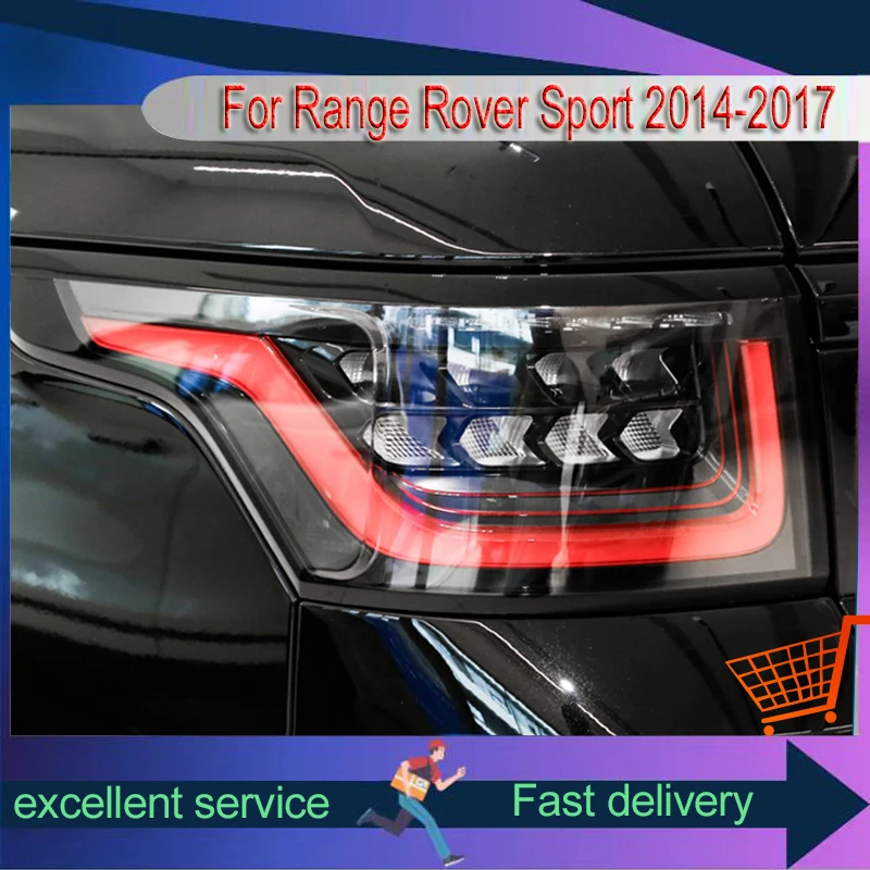 Auto Taillights For Land Rover 2014-2017 Range Rover Sport Tail Light DRL Rear Lamp New LED Bulbs Modified Brake Car Accessories