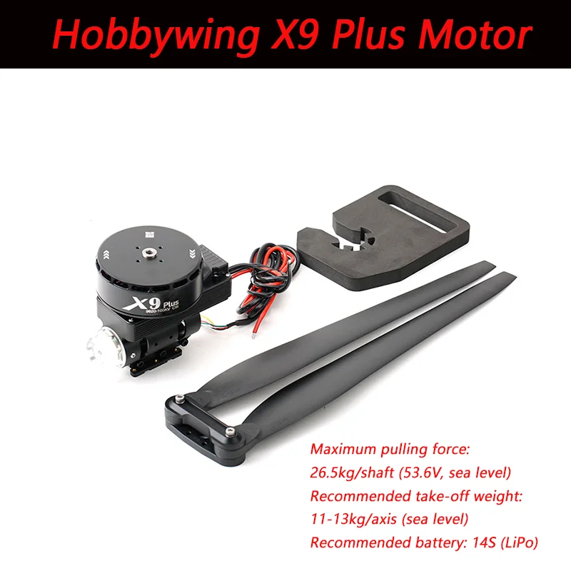 Hobbywing X9 Plus Power System Drone Motor Original 36190 Propeller 15kg 14s Brushless Motor Drone Quadcopter Agricultural UAV