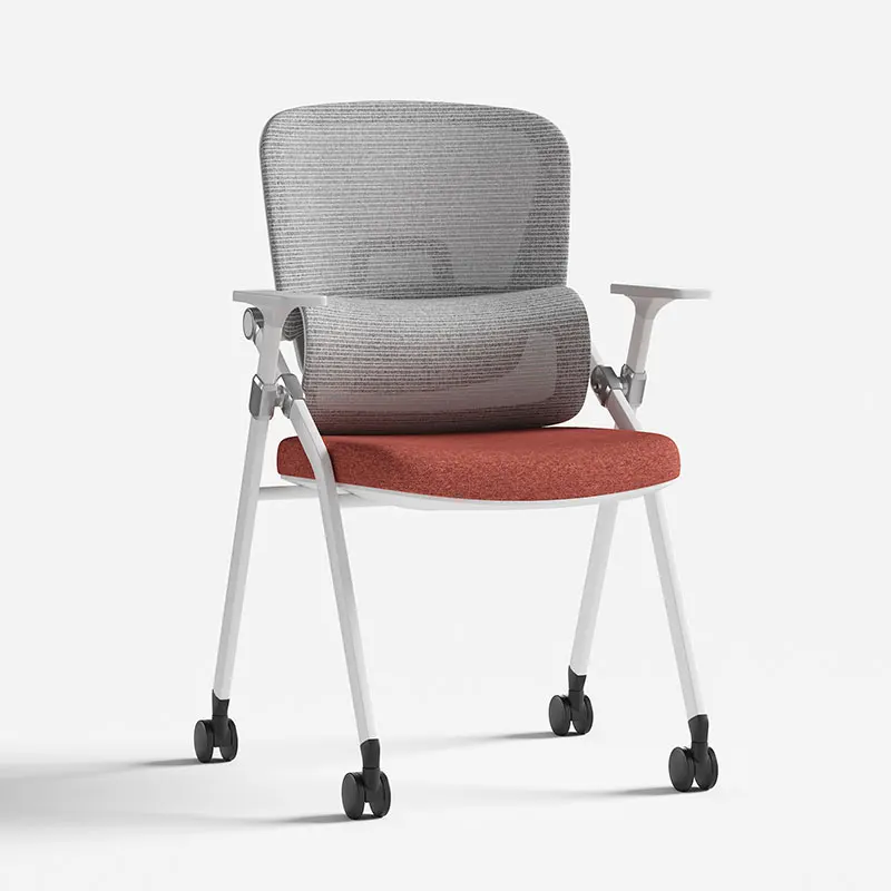Foldable Ergonomic Office Chair Conference Room Training School Chair