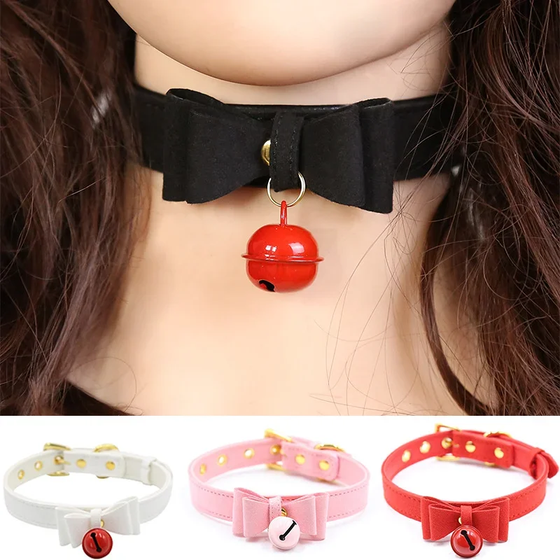 ضبط النفس تسخير لعب الأدوار لعبة الجنس للزوجين منتجات جنسية طوق بكلاب زي قلادة صنم طوق الرقبة المختنق الشرير القوطية