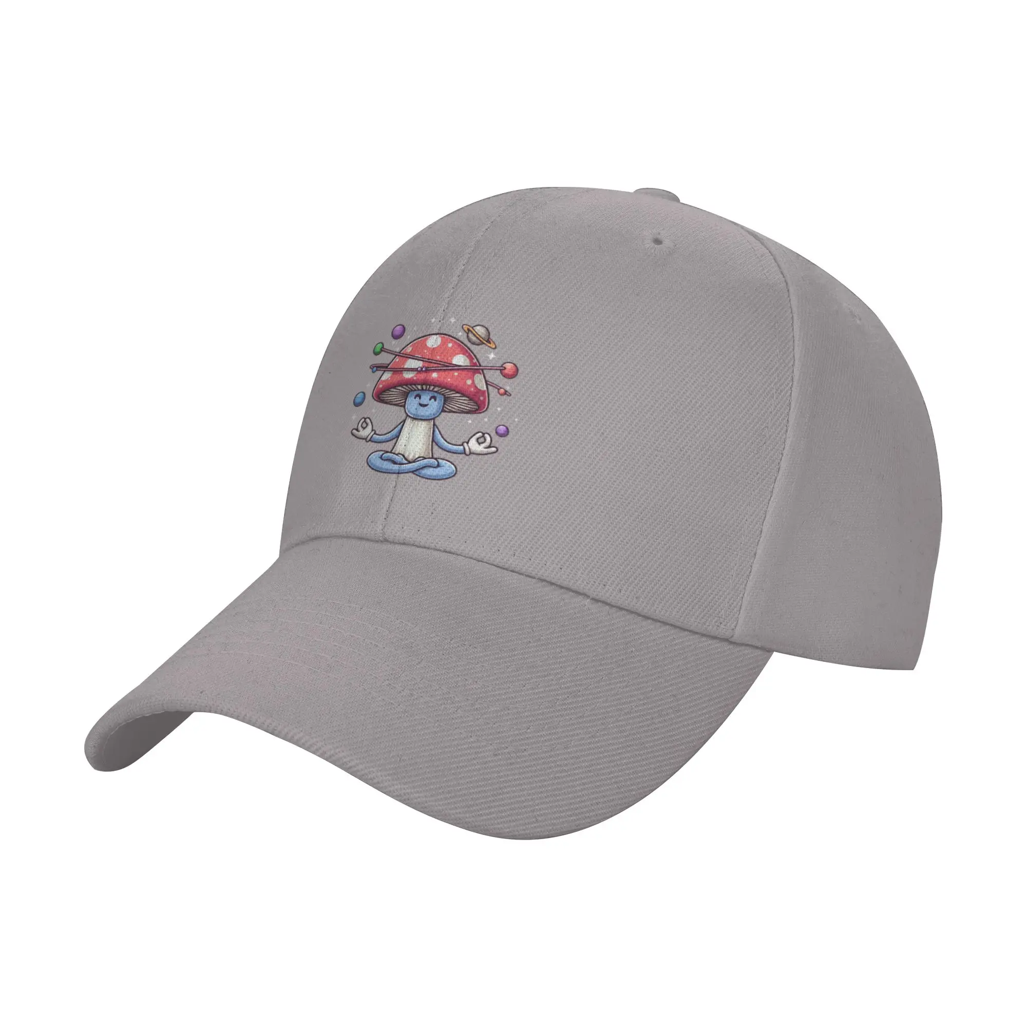 Hot Sale Magic Mushroom Buddha Baseball Cap  Sun Protection Summer Hat  Concert Summer Hat