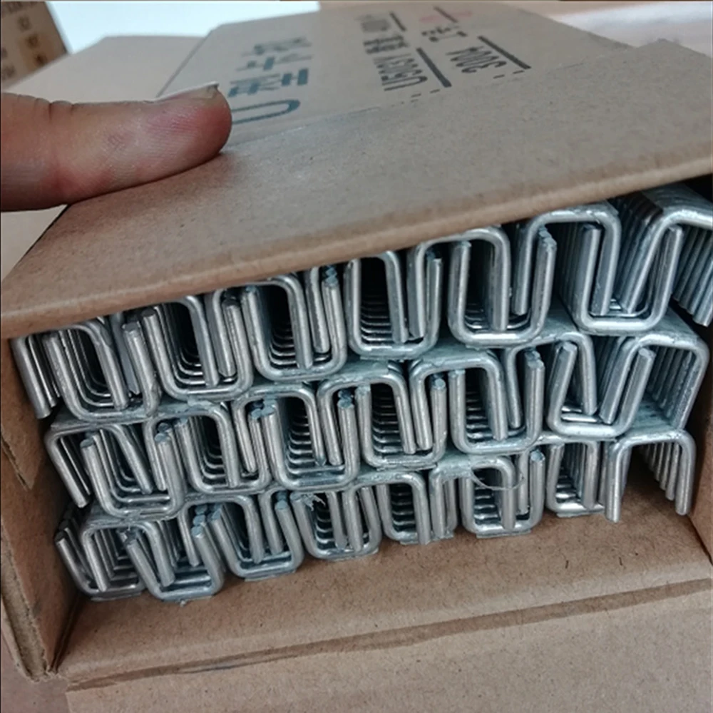 tipo 506 508 502 503 Caixa de 4000 Pcs Clipes para Manual em Forma de u Máquina de Corte de Salsicha para Máquina de Aperto de Mercado u
