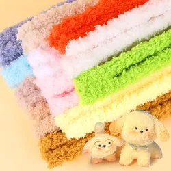 Diy Ultra Dense Coral Velvet Twisting Stick Woven Twisting Trim Bar Plush Wool Thread Craft Handmade Twisting Sticks 105*1.5cm