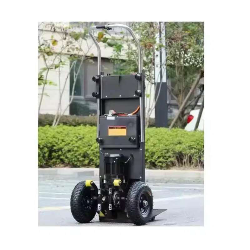 Strong Durability Foldable Steel Smart Electric Stair Climbing Cart OEM Multi Floor Shopping Transport Use