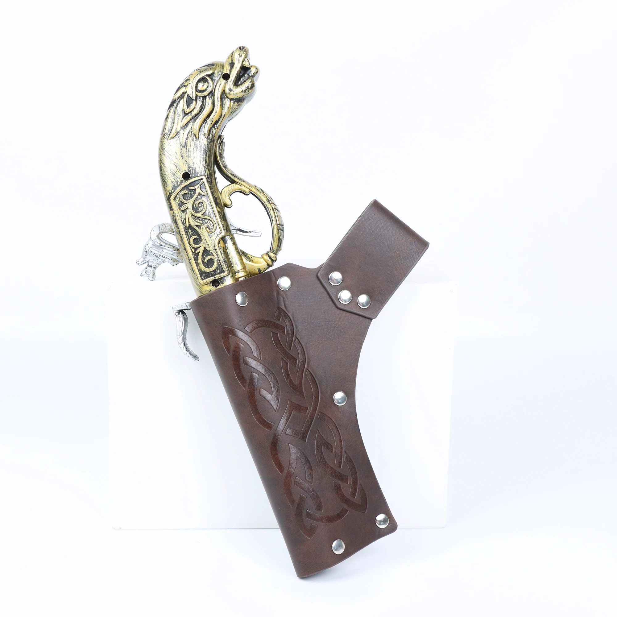 1pc Medieval Sword Sheath Holder, Waist Belt Hanger Scabbard Warrior Cosplay Accessory Stage Props