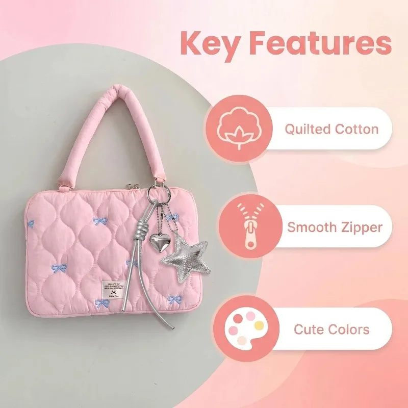 Star Ornaments Laptop Bag 13 14 inch Sleeve for Macbook Air Pro M1 M2 M3 M4 M5 Case Notebook Cover 15 inch Women's Handbag