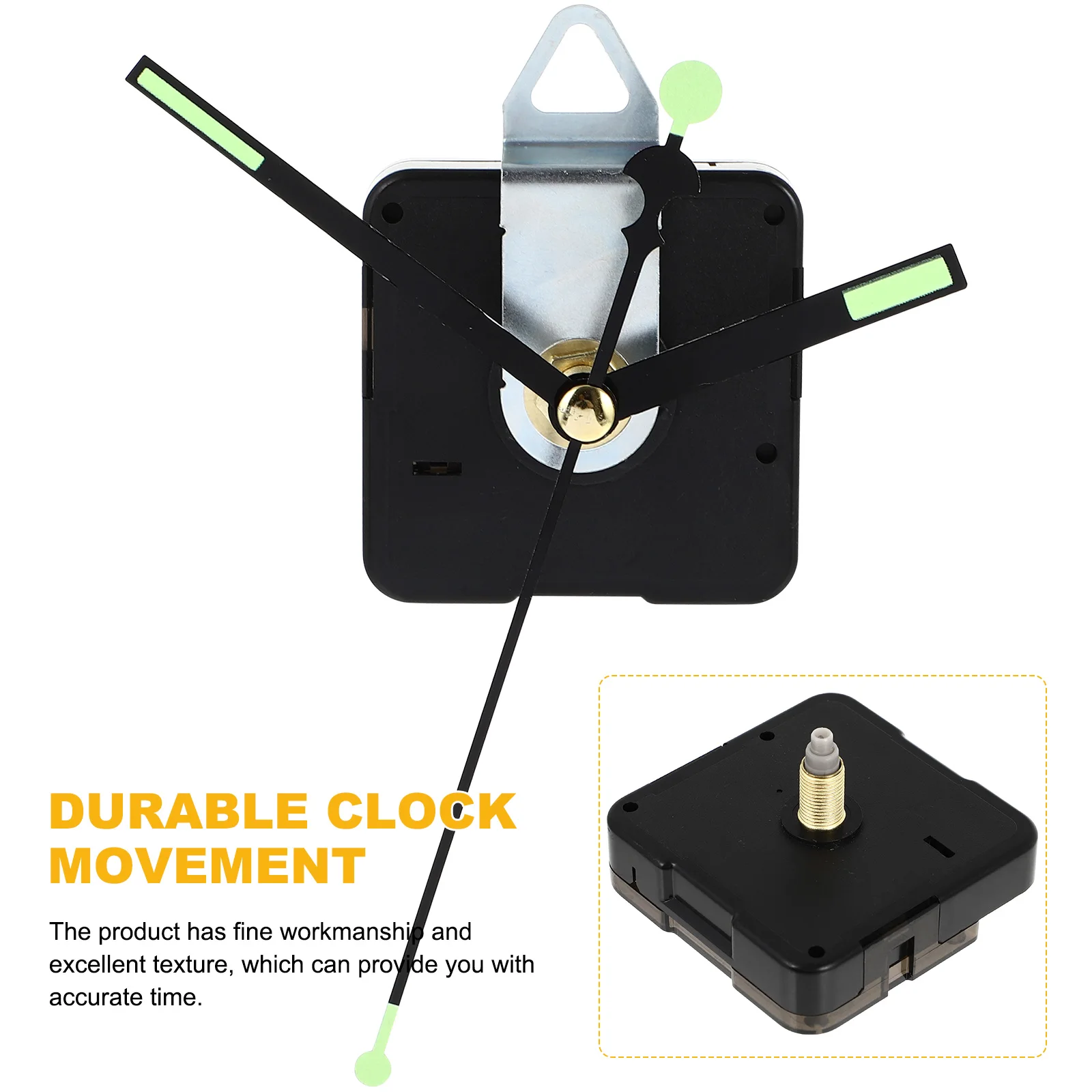 

1 Set Quartz Clock Movement Silent Diy Repair Replacement For Wall Home Office Bedroom Decor Simple Reliable Quiet Mechanism