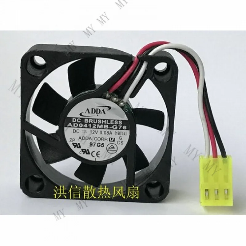 

TT FOR ADDA 4010 AD0412MB-G76 DC12V 0.08A 3-wire axial flow cooling fan