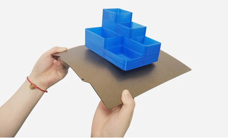 Neue Pei Doppelseiten beschichtung Wärme Bettlaken Peo Pet Kohle faser Federstahl bleche 235x235mm magnetische Bau platte für ENDER-3/5 – Detail 6