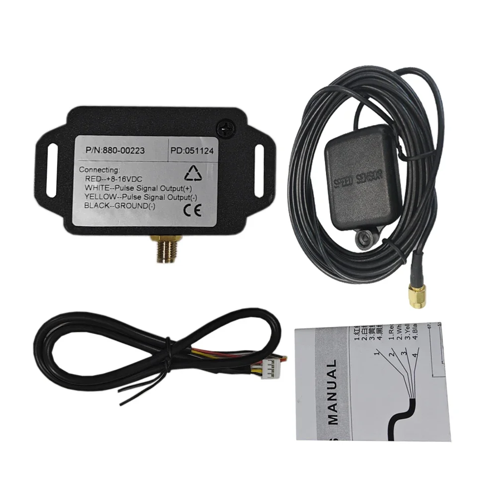 Popular Universal Speedometer Sender Adapter Speed Signal Convertor Shift between GPS and Pulse with GPS Antenna 12VDC