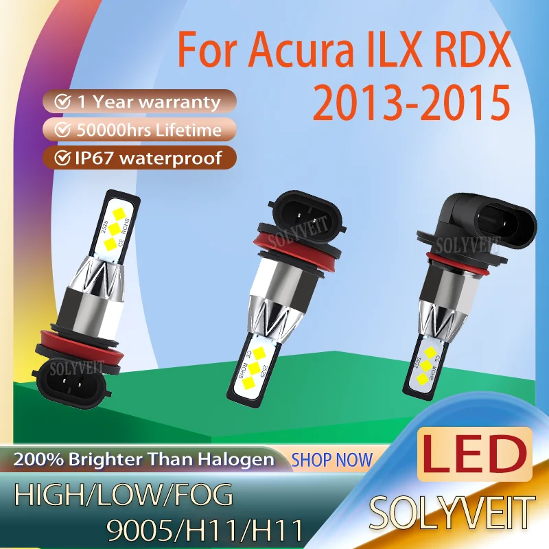 

Energy Saving Dustproof Plug and Play Instant Illumination 9005 H11 H11 LED Headlight foglight For Acura ILX RDX 2013 2014 2015