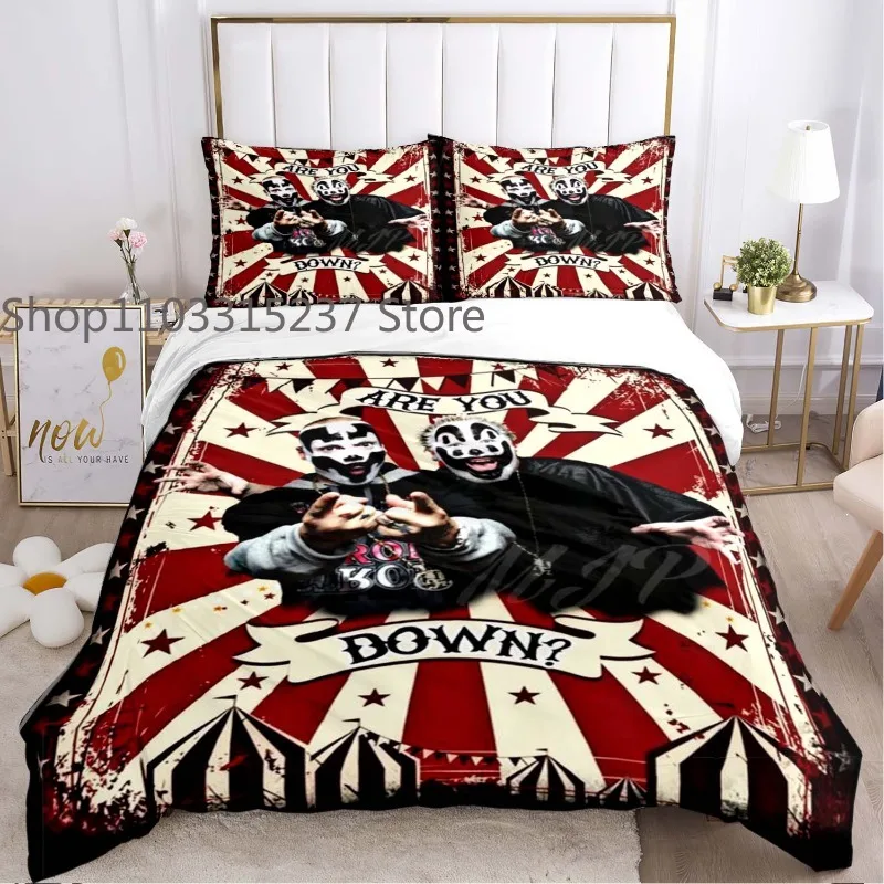 Juggalo Insane Clown Posse Band ICP Faygo Duvet Cover Sets Printed Bedding Set Double Queen King Size 2/3pcs