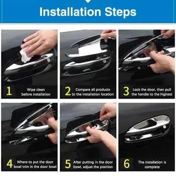 8 最佳銷售 奧迪A4門把手蓋 - №1