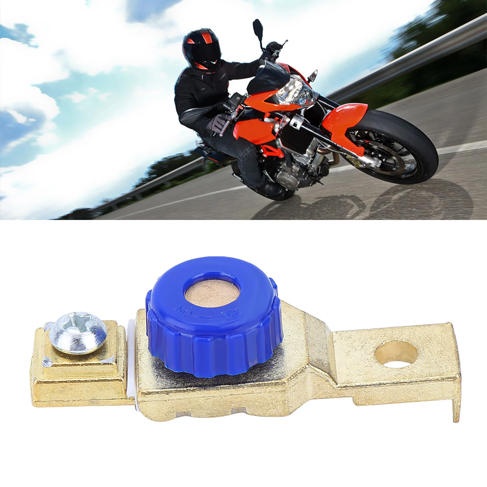 Battery  Motorcycle Battery Power Off  Link Terminal Quick Cut off Disconnect Master Isolator Power Off