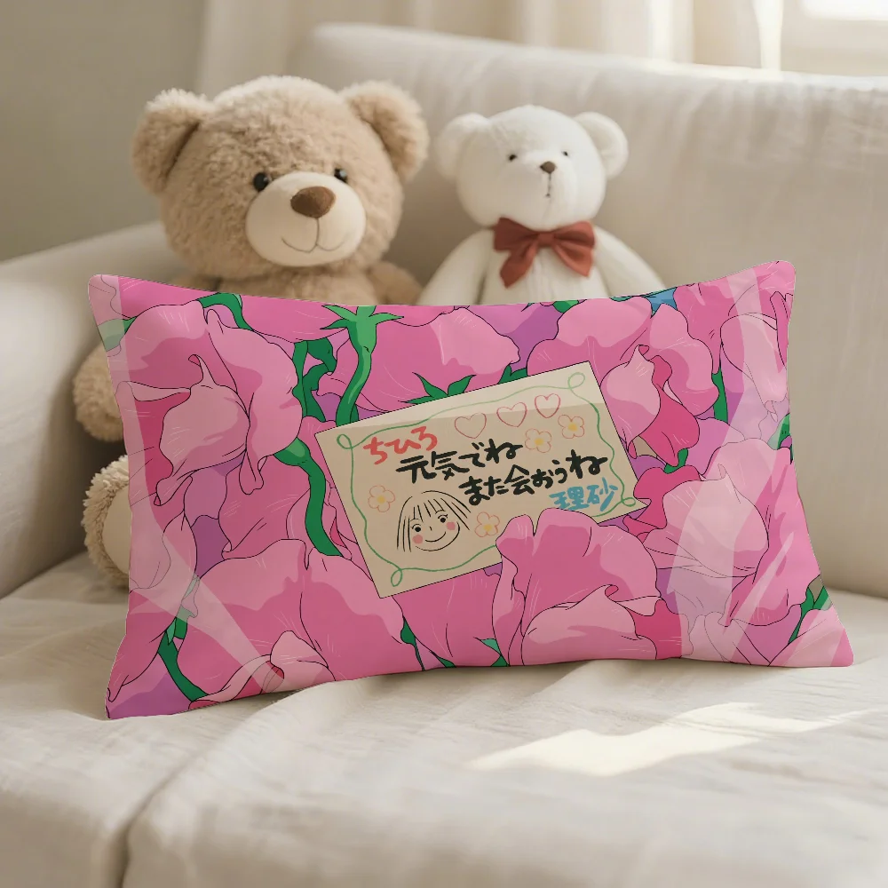 

Anime S-Spirited A-Away Pillow Case Suitable For All Seasons Home Decoration Cushion Cover Suitable For Livingroom Bedroom Sofa