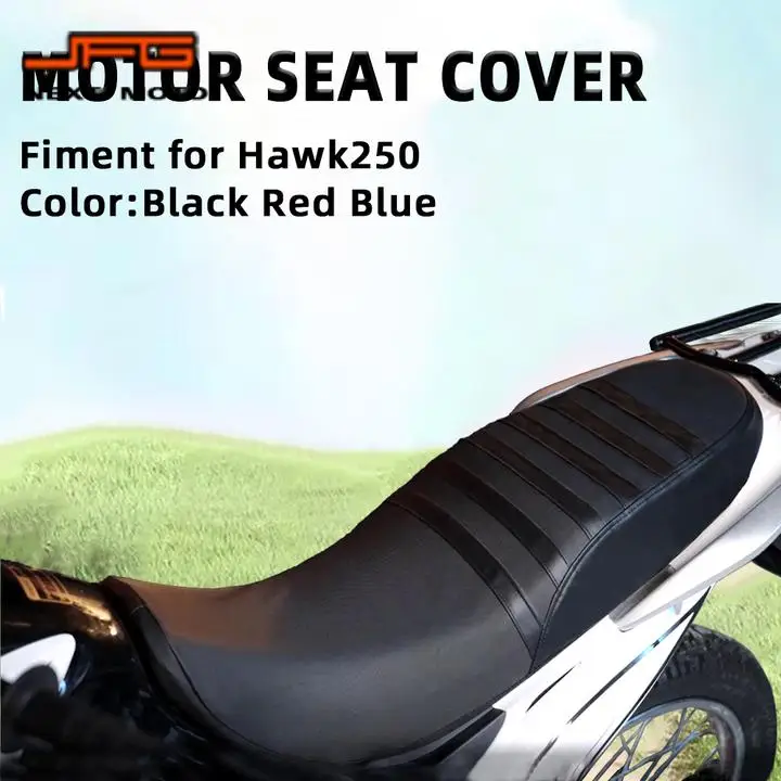 

Motorcycle Seat Cushion Cover Protector Covers For Hawk 250 PVC Waterproof Non-Slip Soft Motocross Dirt Pit Bike Motorbike Parts