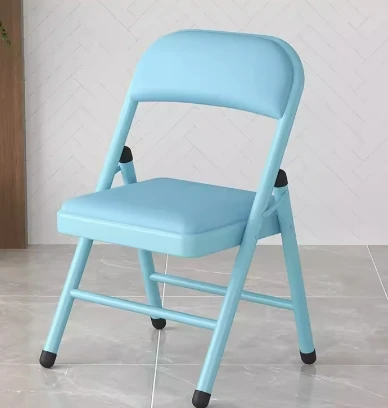 Simple stool back chair Home folding chair Activity folding stool Training meeting chair Dining chair Dormitory office chair