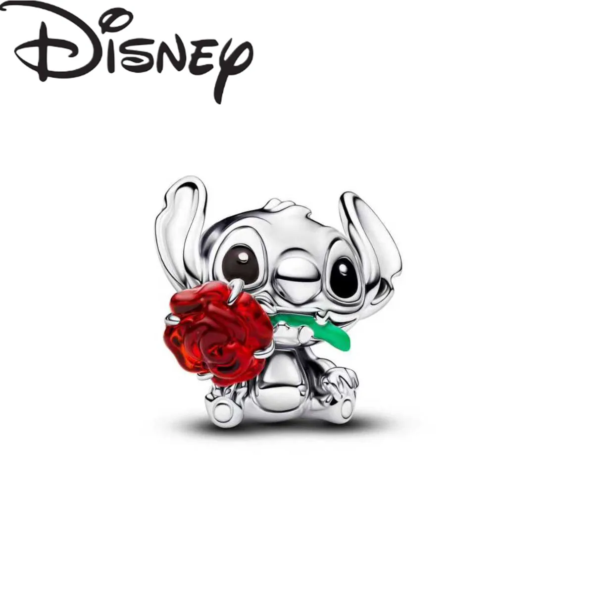 

2026 New Disney Themed Christmas Series Charms Cute Stitch Beads Suitable For Original Bracelet Diy Christmas Gift Rose Woman