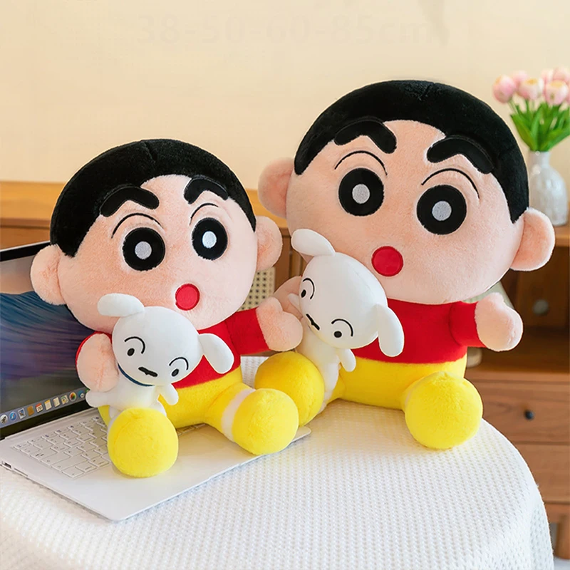 

60 см кавайная плюшевая собака с изображением Шин Чан, мягкая кукла, милая мультяшная подушка, игрушка для детей, подарок на день рождения, Рождество, оптовая продажа, трансграничная