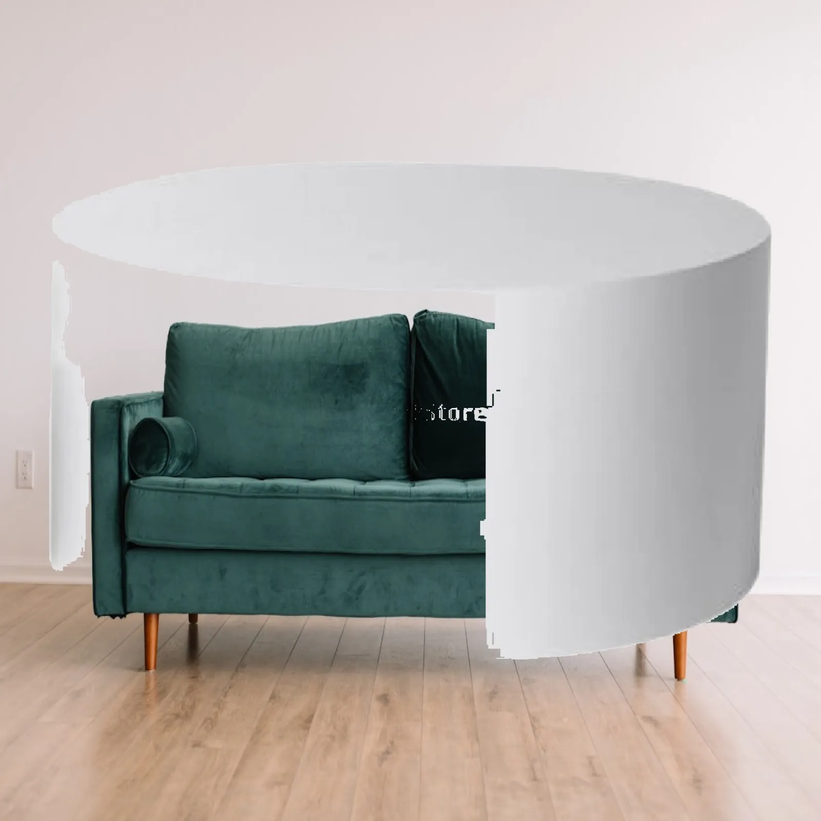 Round Mannequin Display Stand Display Base Exhibition Stand for Live Streamings Dressing Room Model Mannequin/Shoe/Bags Show