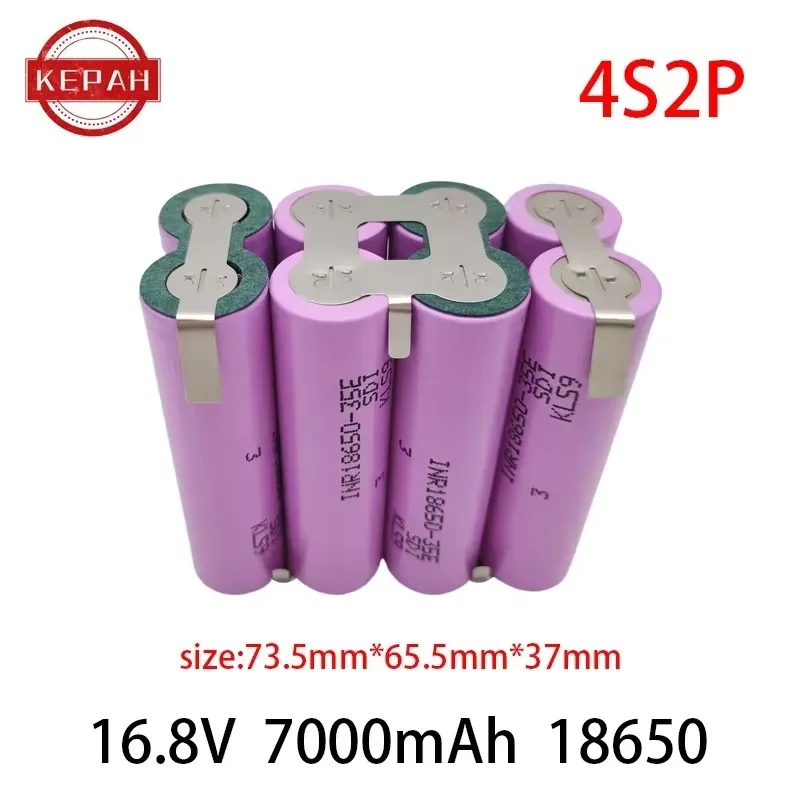 تخصيص 5S2P 5S3P 5S4P 8.4V 3.7V 10.8V 16.8V 18V 25.2V 18650 35E بطارية حزمة 3500mAh ، تستخدم لبطاريات مثقاب مفك البراغي01 #3