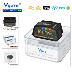 Vgate iCar Pro elm327 V2.3 OBD 2 OBD2 Car Diagnostic Tool WIFI Bluetooth 4.0 for IOS Scan Tool ODB2 Auto Scanner PK ELM 327 V1 5