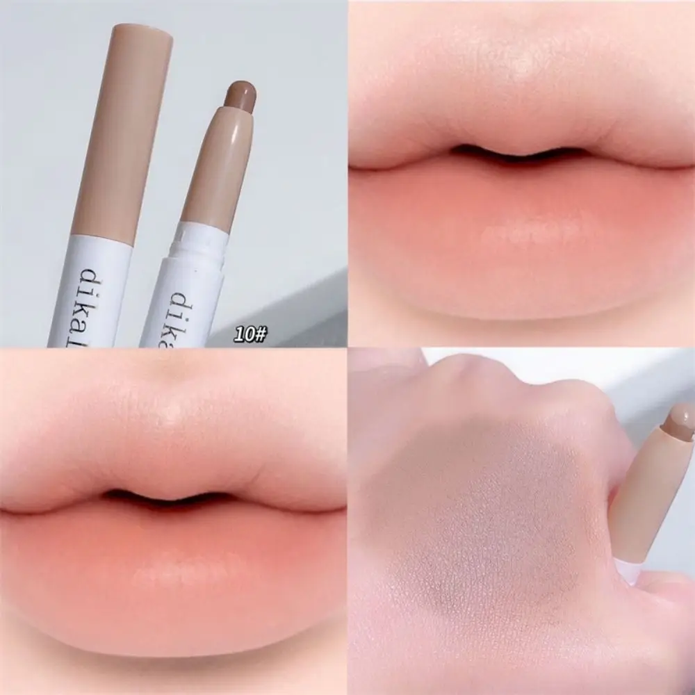 Waterproof Matte Lipliner With Sharpener 10 Colors Natural Lip Gloss Charming Long-lasting Lips Makeup