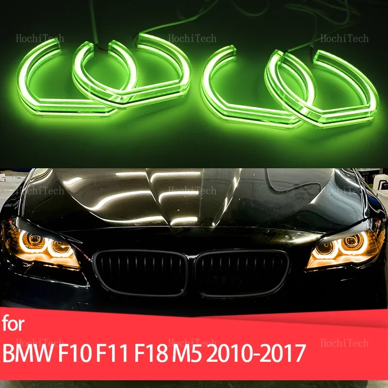 

RGB multi colors Light Rings APP control LED Angel Eyes Kit for BMW 5 series F10 F11 F18 520i 523i 528i 530i 535i M5 2010-2017