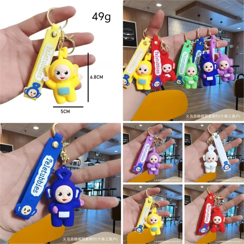 

Популярная мультяшная серия телепузиков, кукла, кулон, креативный изысканный милый рюкзак, брелок для ключей, подарки для мальчиков и девочек